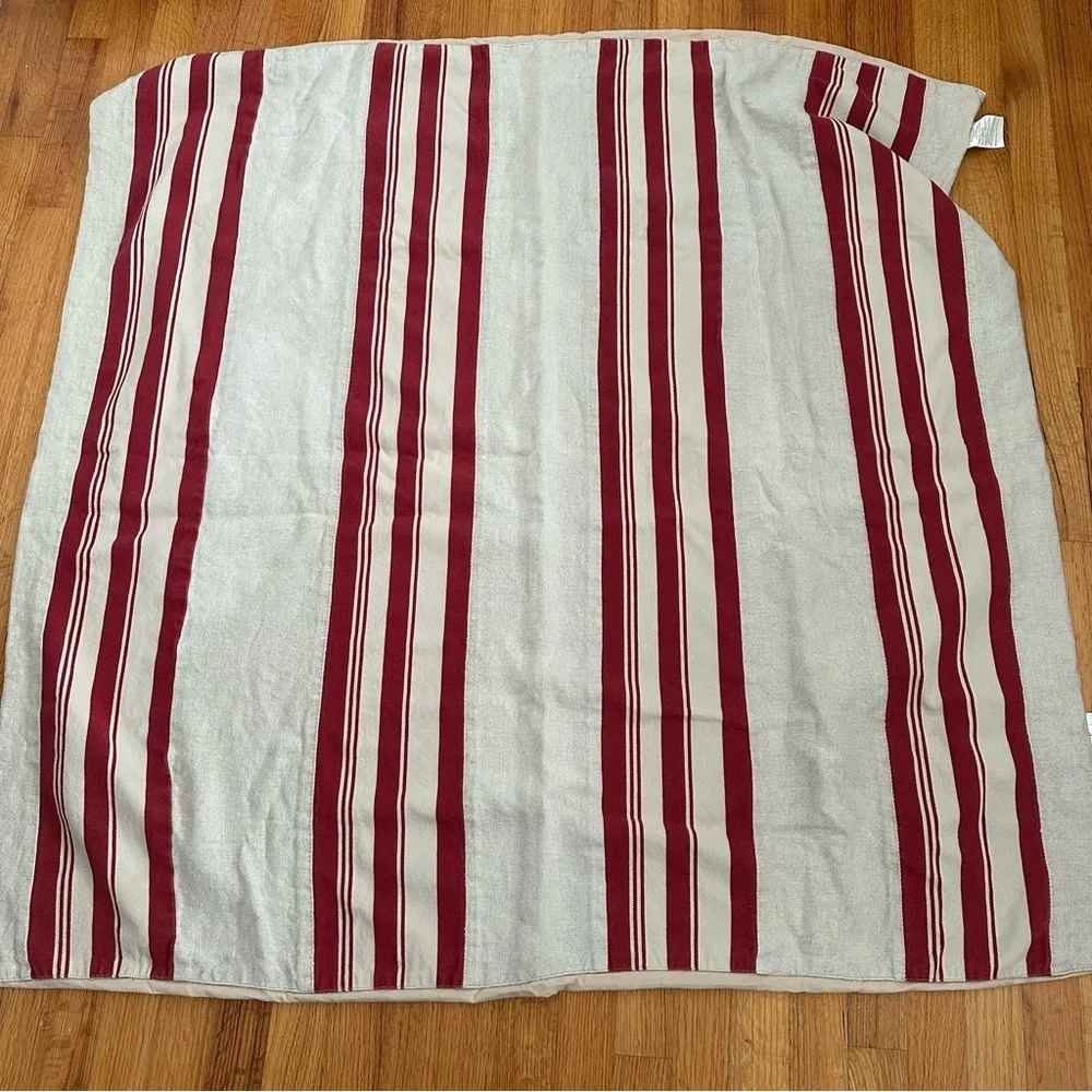 Pottery Barn Stripe Red And Cream 50